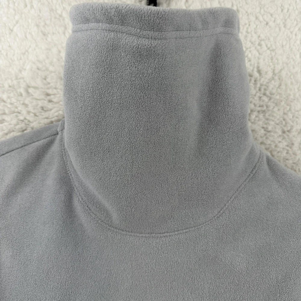 Nike Dri-FIT Pullover Womens XS Gray Fleece Turtleneck Athletic AQ4690-012